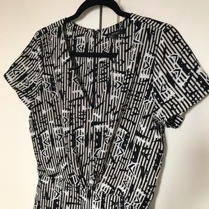 V-neck Romper